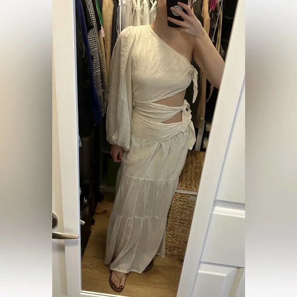 NWOT Jen's Pirate Booty Graffiti Bridge Maxi Dress - Picture 4 of 6
